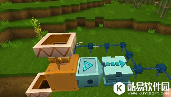 迷你世界售货机投币口组装