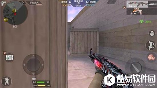 CF手游黄金之国B包守点教学 选好位置很关键