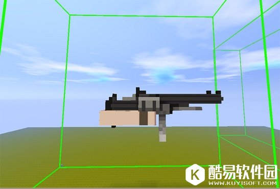 迷你世界模型道具微缩台制作枪