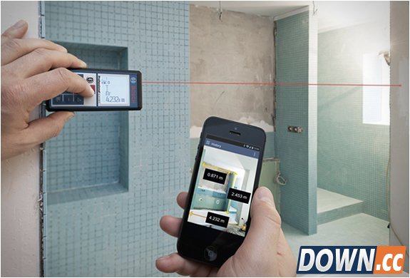 博世推出激光测距仪 可将数据同步到手机中