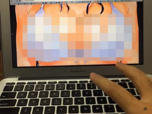 使用Leap Motion的虚拟胸部体感游戏