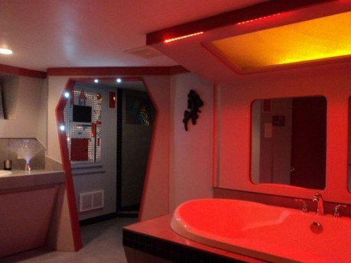 《星际迷航》女粉丝把自家地下室搞成太空舱