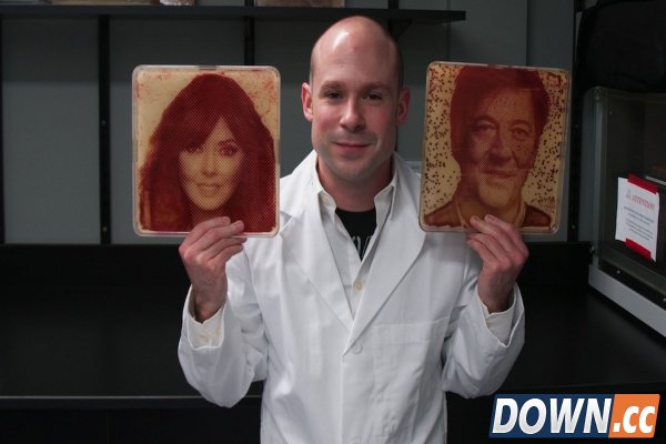 喷饭!英重口味科学家用名人腋汗培养细菌作画