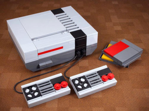 达人用乐高积木打造超赞NES游戏机模型