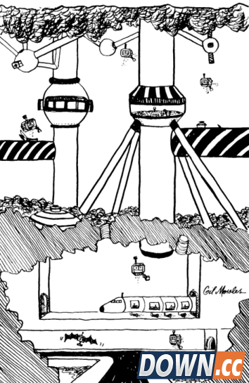 Robotropolis as rendered by Gil Morales.