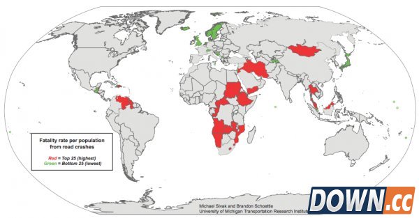 世界上开车最危险的国家