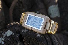 全木质电子表问世 内置microSD卡售价约547元