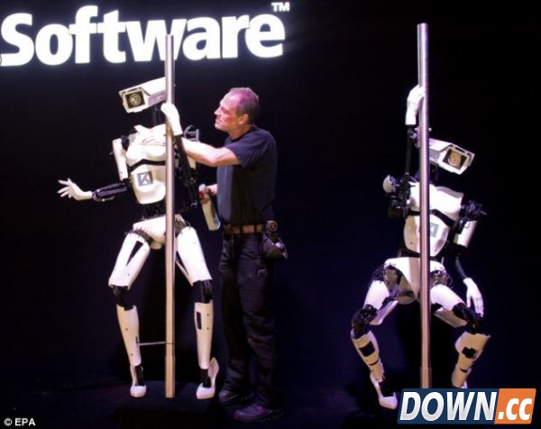 会跳钢管舞的机器人