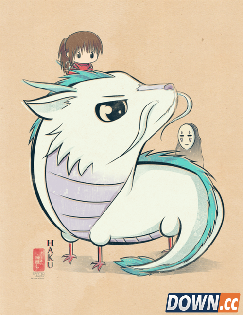 萌呆了！超可爱宫崎骏动画人物手绘图赏