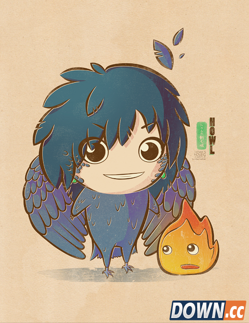 萌呆了！超可爱宫崎骏动画人物手绘图赏