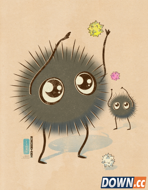 萌呆了！超可爱宫崎骏动画人物手绘图赏