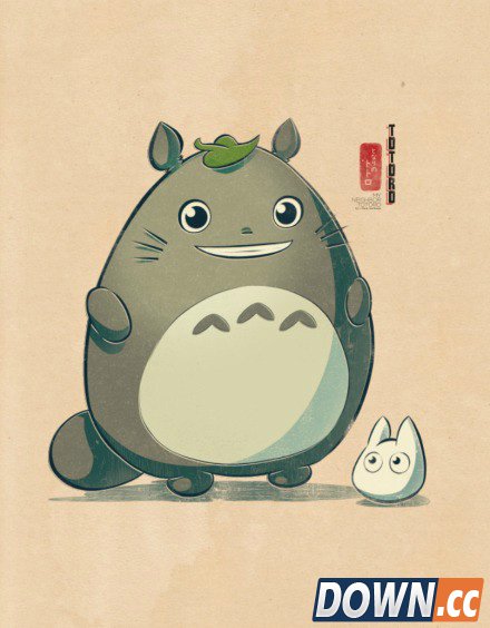 萌呆了！超可爱宫崎骏动画人物手绘图赏