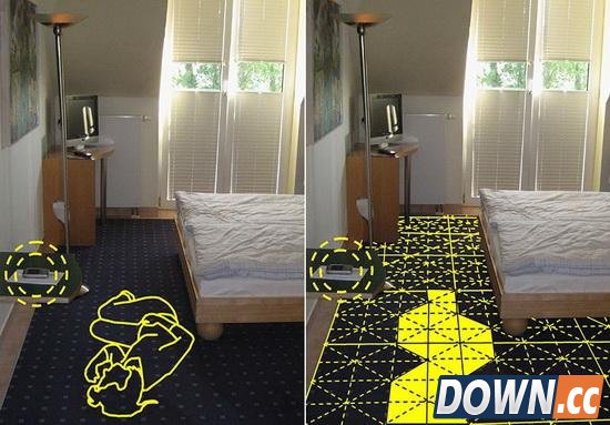 智能地毯亮相：可以显示站立位置