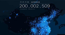 腾讯QQ同时在线用户数突破2亿 手Q贡献大