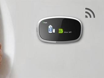 食品保鲜跟踪器 从冰箱门上看食物新鲜度