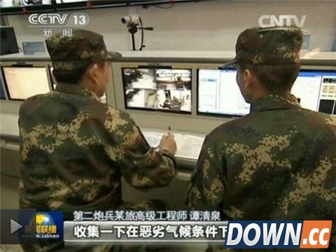 央视曝二炮导弹试射罕见照 