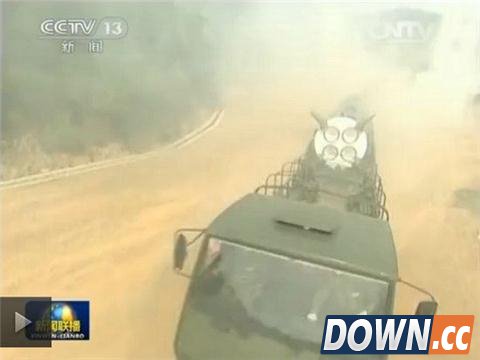 央视曝二炮导弹试射罕见照 