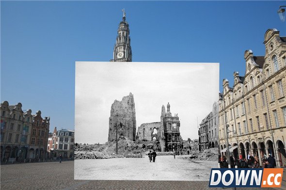 瞬间穿越100年 一战老照片与现实重叠