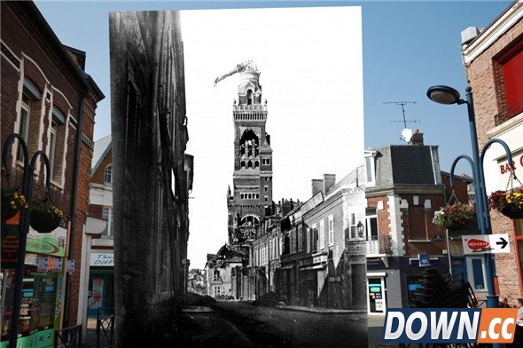 瞬间穿越100年 一战老照片与现实重叠