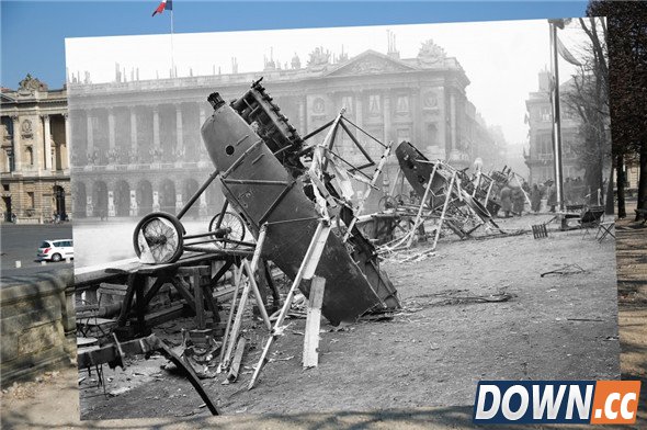 瞬间穿越100年 一战老照片与现实重叠