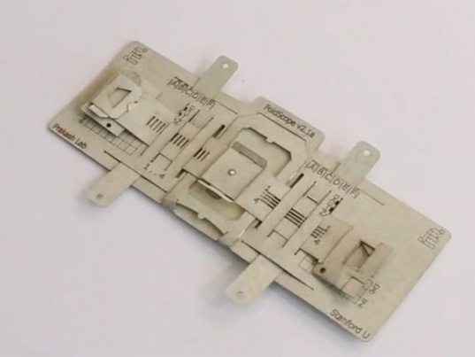 成本不到1美元折纸显微镜：可放大2000倍