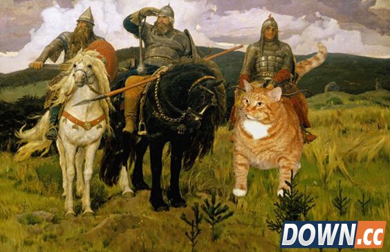 当世界名画遇见呆萌猫…