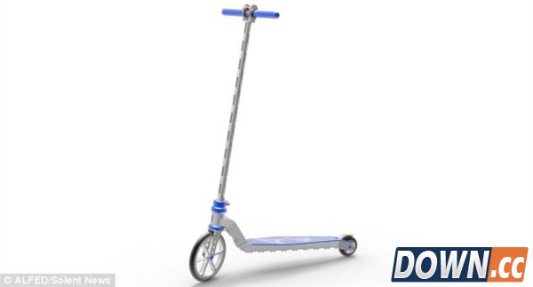 滑板车中的变形金刚：折叠后仅A4纸大小