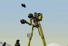 美开发21米高机器人演杂耍：汽车是其道具