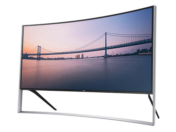 三星105英寸4K弧形电视预订价$129000