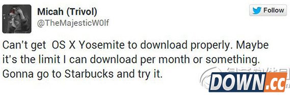 os x yosemite下载失败/无法下载解决方法1