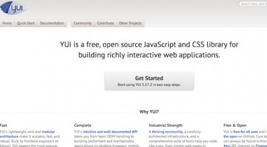 雅虎官方宣布停止开发YUI