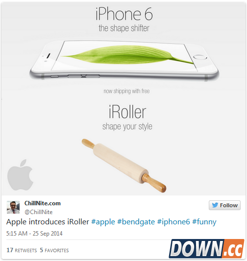 [图+视频]全民恶搞“弯的Phone”：iPhone 6弯折测试已被玩坏