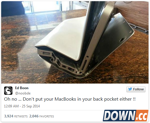 [图+视频]全民恶搞“弯的Phone”：iPhone 6弯折测试已被玩坏