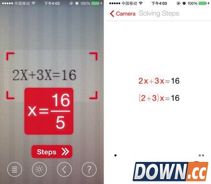 拍照就能出答案 PhotoMath造就数学帝 