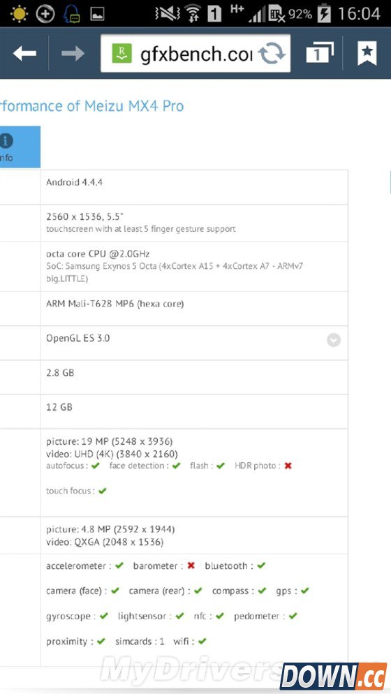 魅族MX4 Pro配置出炉！