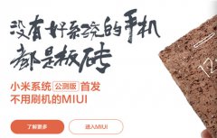 不用刷机的MIUI系统公测版今日首发