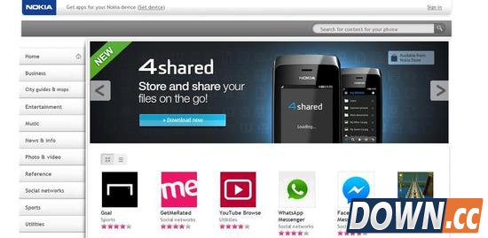Nokia Store功能手机应用商店