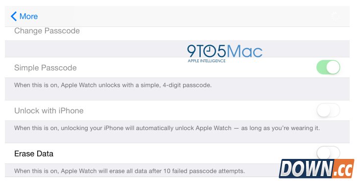 Apple Watch伴侣应用开发中 具备利用iPhone解锁功能