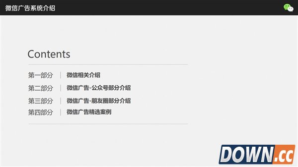 微信广告到底怎么玩 网曝细节PPT