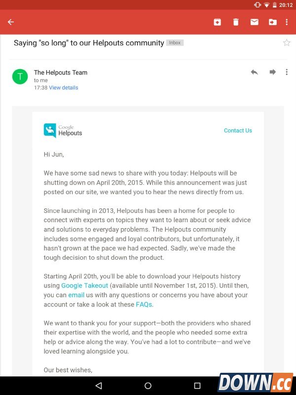 Google将关闭Helpouts问答服务平台