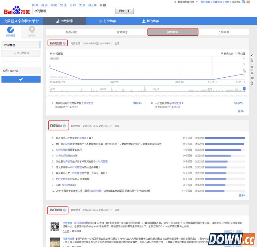 百度指数怎么看