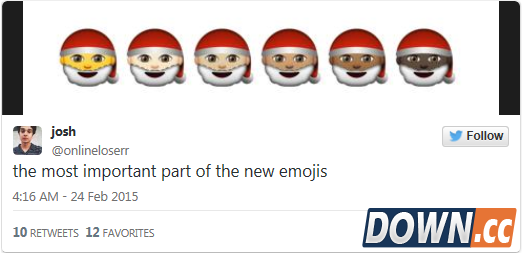 iOS8.3将引入新的表情符号 增加肤色调整系统