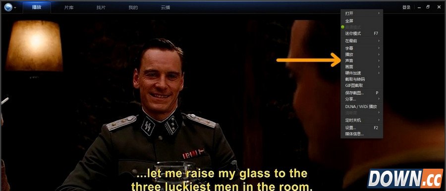 迅雷看看怎么用音轨