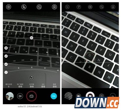 新发布的nuba UI 2.8设计风格较上一个版本有了较大的变化，交互更加便捷和美观，同时能够看到nubia在新版拍照系统上进行了深入的优化，整个pro模式变得更易于操作。