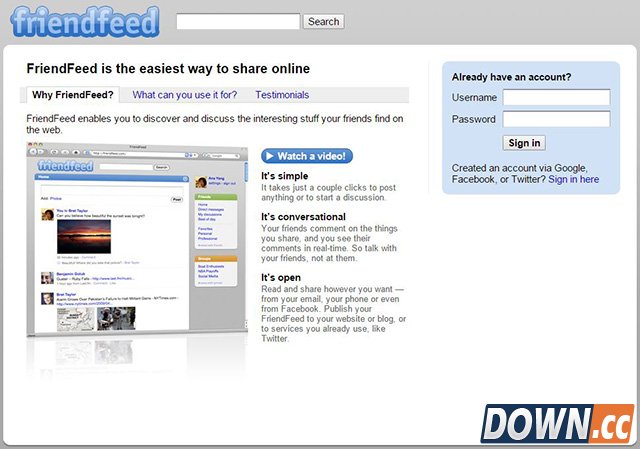 挥泪说再见 Facebook旗下社交服务Friendfeed即将关闭