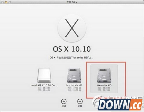 在硬盘分区安装os x10.10系统图文教程6