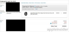 苹果确认部分Apple Watch发货时间将提前
