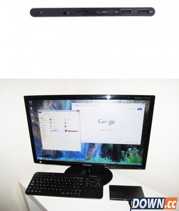 比爱疯还小的电脑萌萌哒 便携win8.1pc设备还能当充电宝