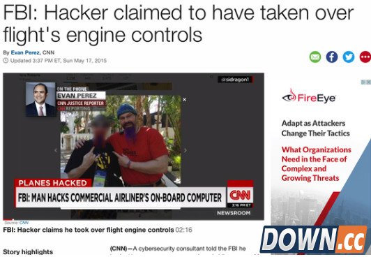 黑客太放肆频繁黑入客机电脑系统遭FBI通缉逮捕