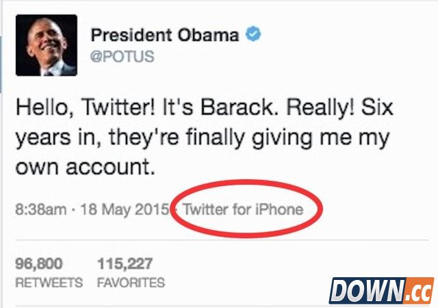 奥巴马也开twitter 美国总统Obama推特账号